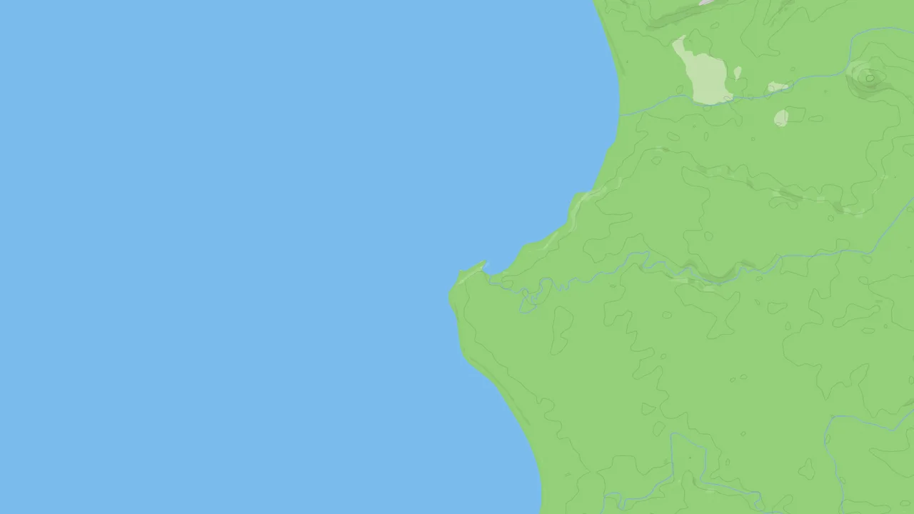Map showing Ombak Tujuh