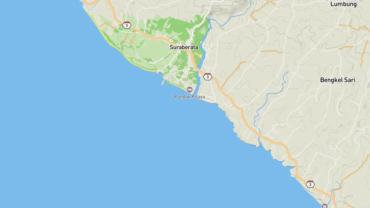 Map showing Balian