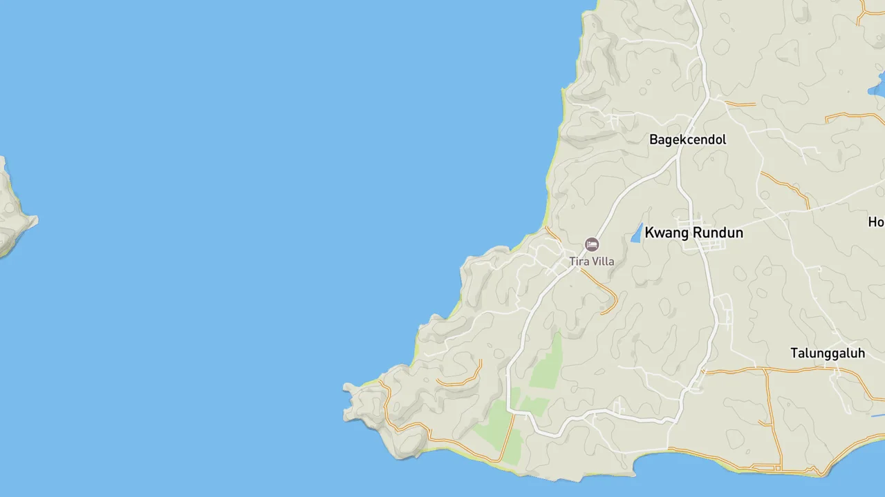 Map showing Outside Ekas