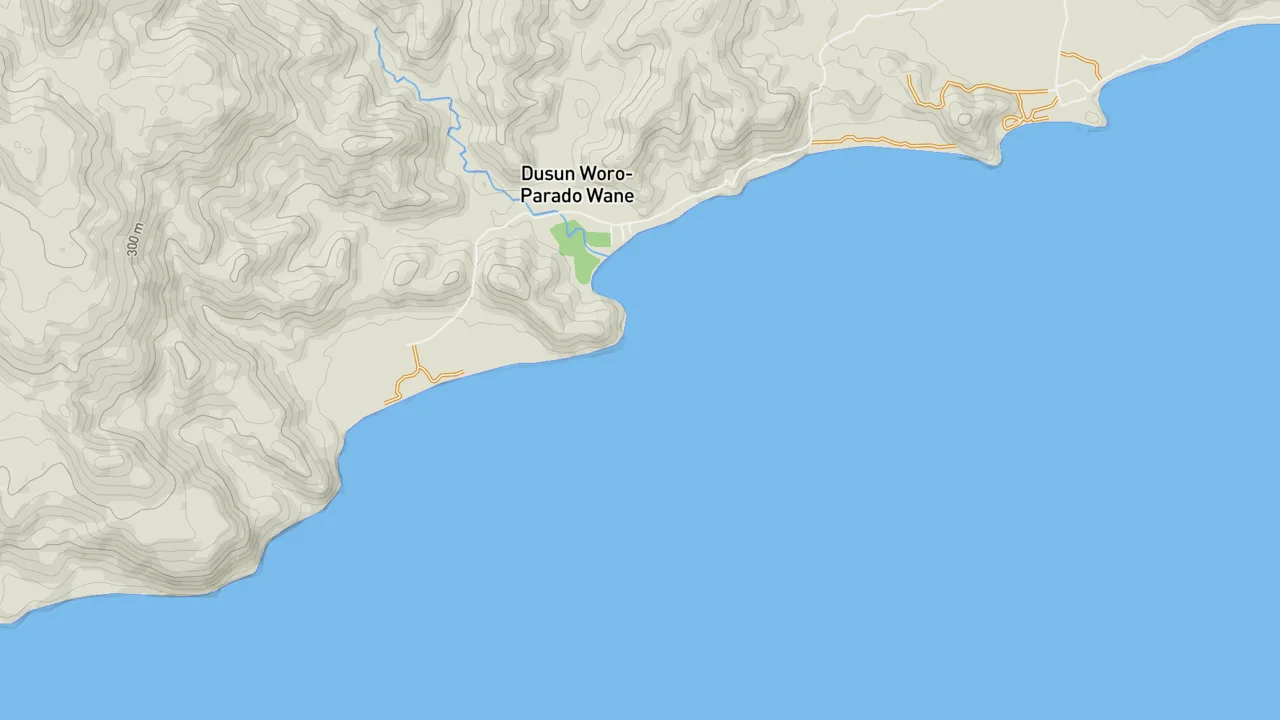 Map showing Dedjoeng Wane