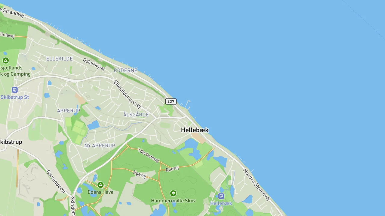 Map showing Aalsgaarde