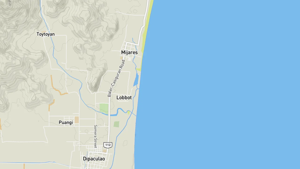 Map showing Dalugen Reef