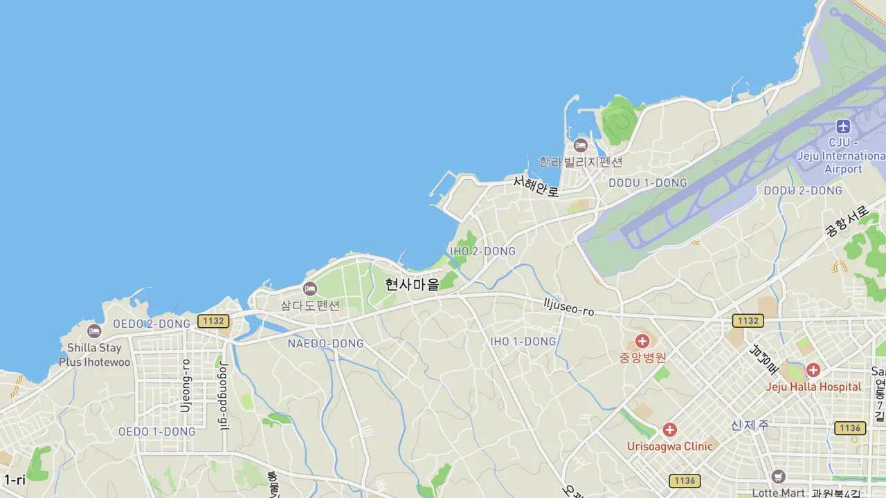 Map showing Iho Tewoo