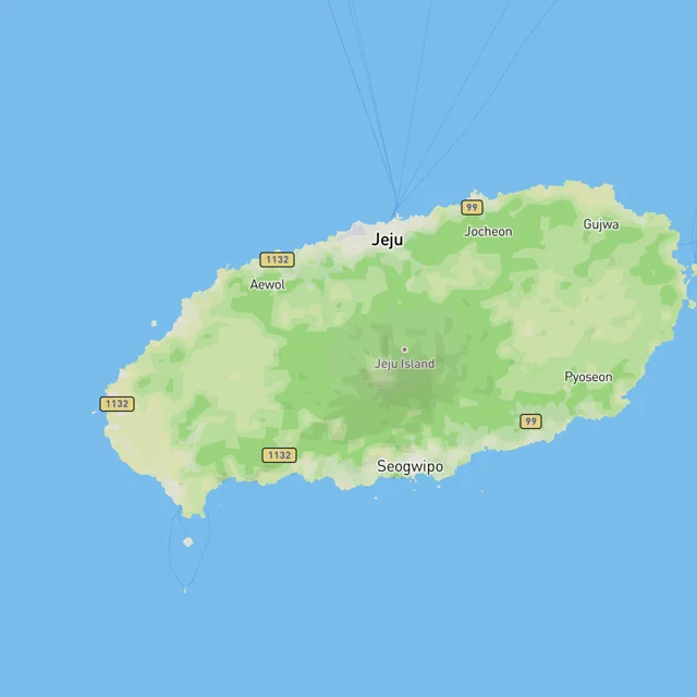 Map of the surf spots on this page