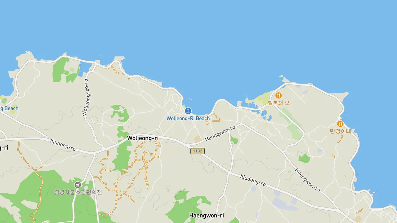 Map showing Woljeung