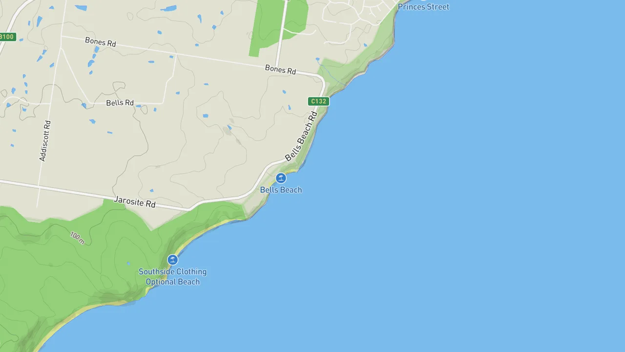 Map showing Winkipop