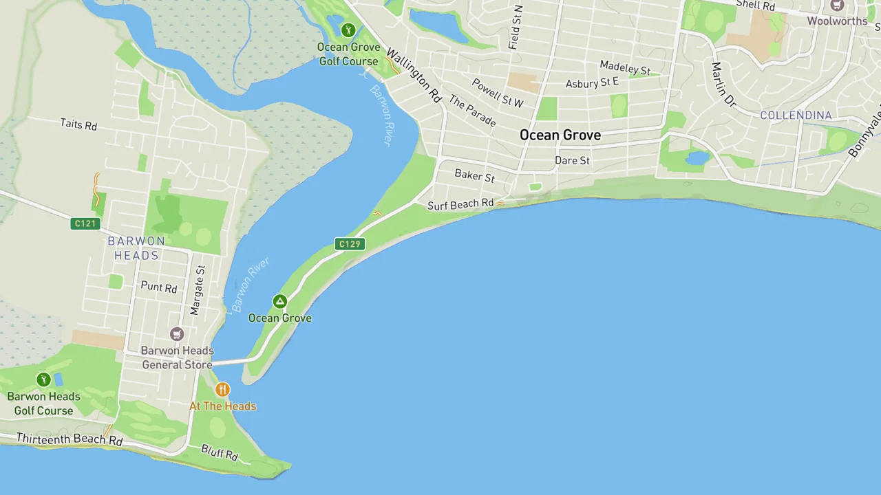 Map showing Raffs