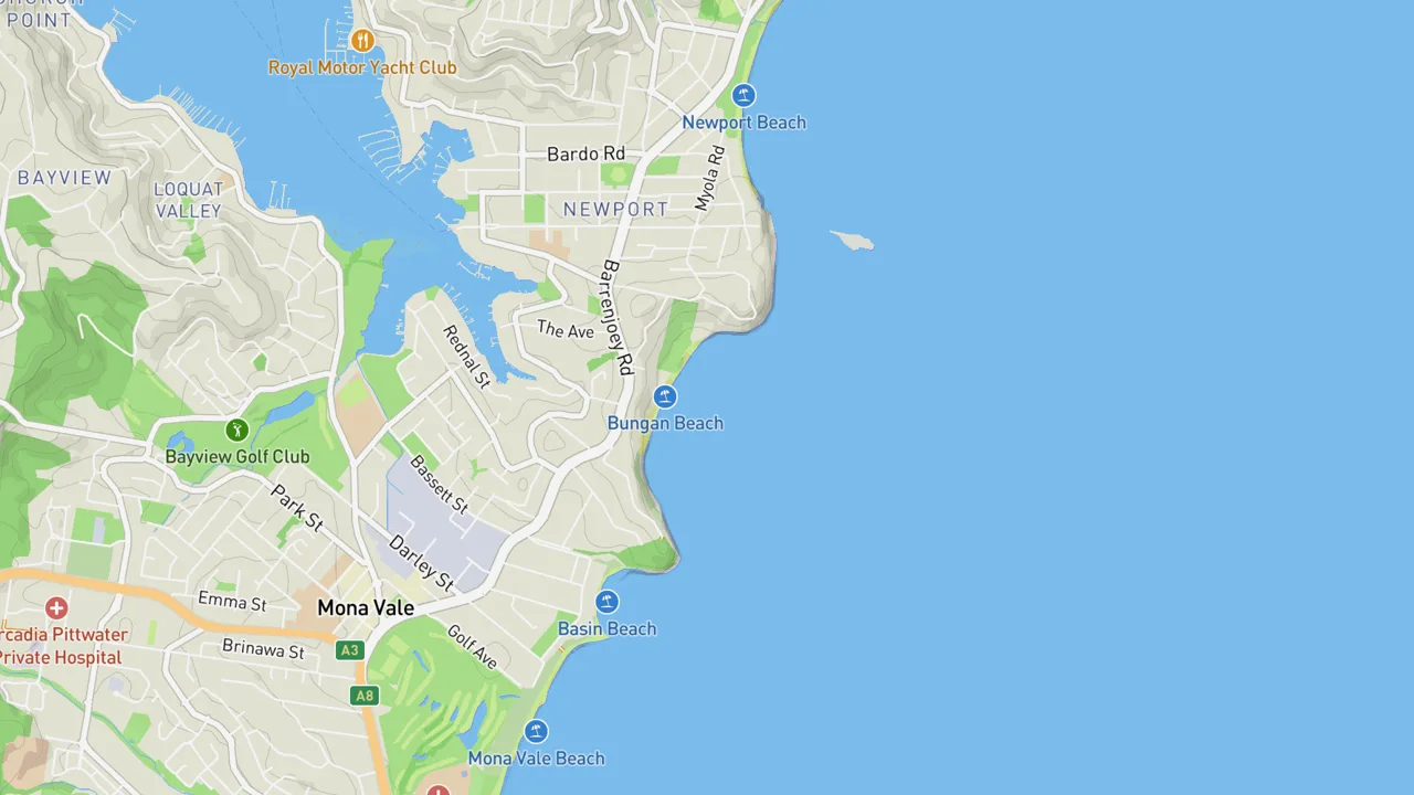 Map showing Bungan