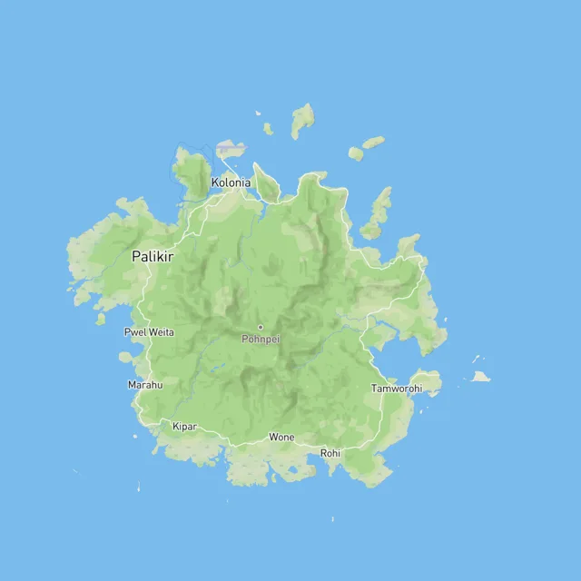 Map of the surf spots on this page