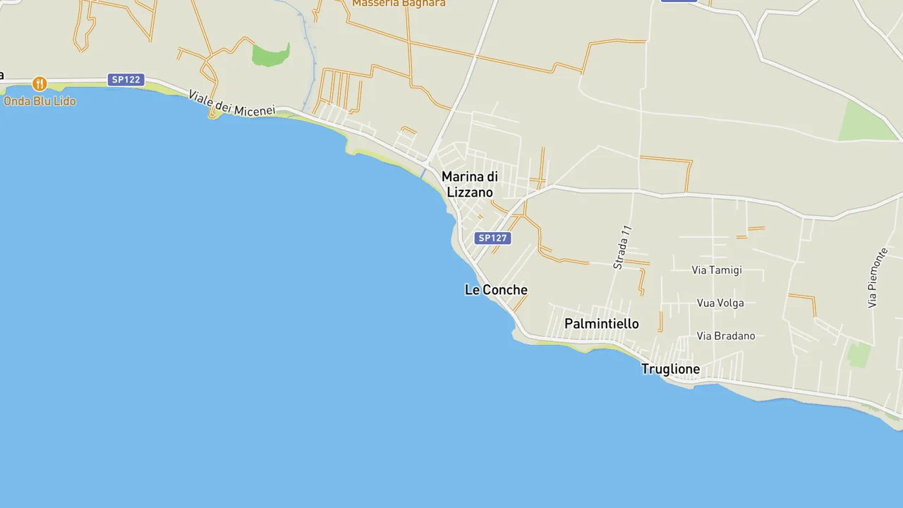 Map showing Il Parcheggio