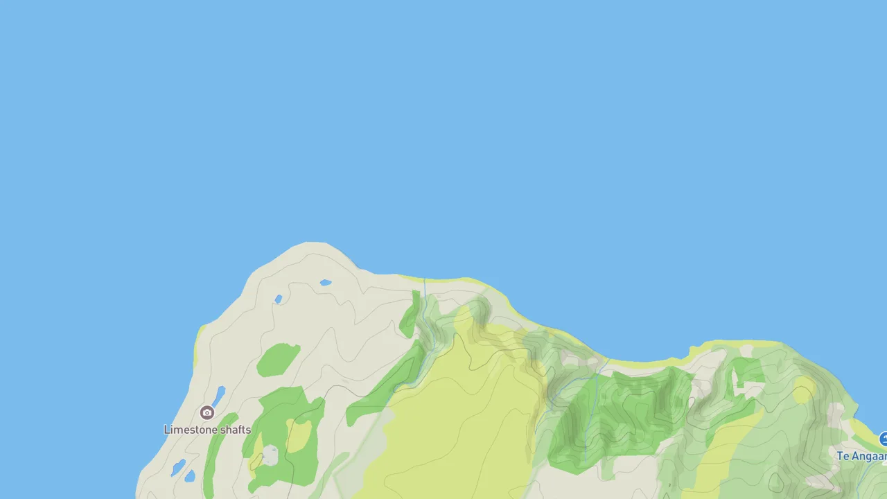 Map showing Supertubes (Northland)