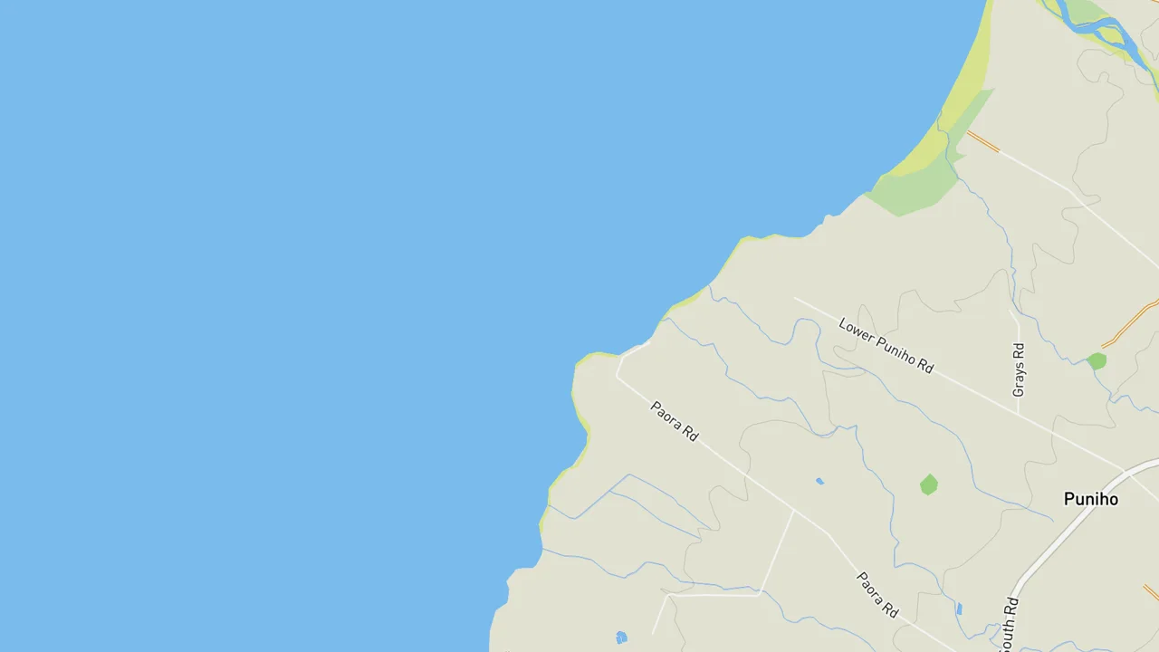 Map showing Rocky Lefts and Rights