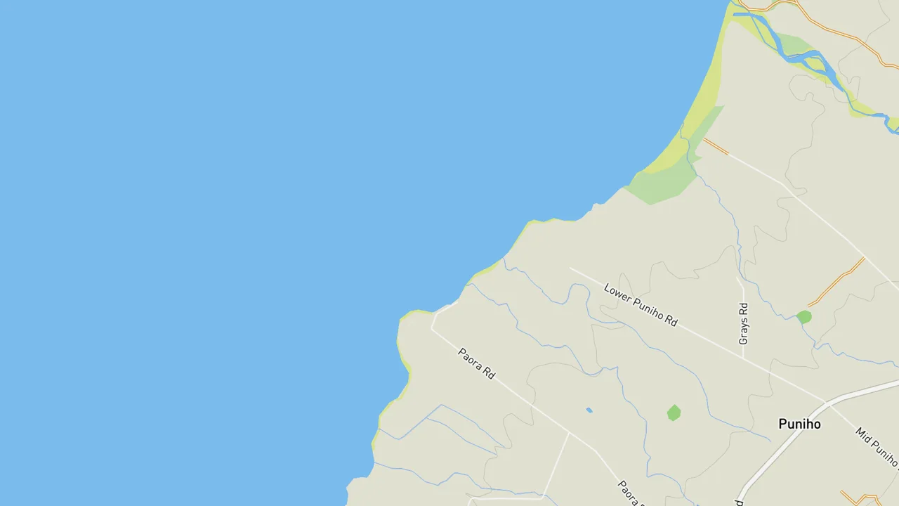 Kaart met Graveyards (Taranaki)
