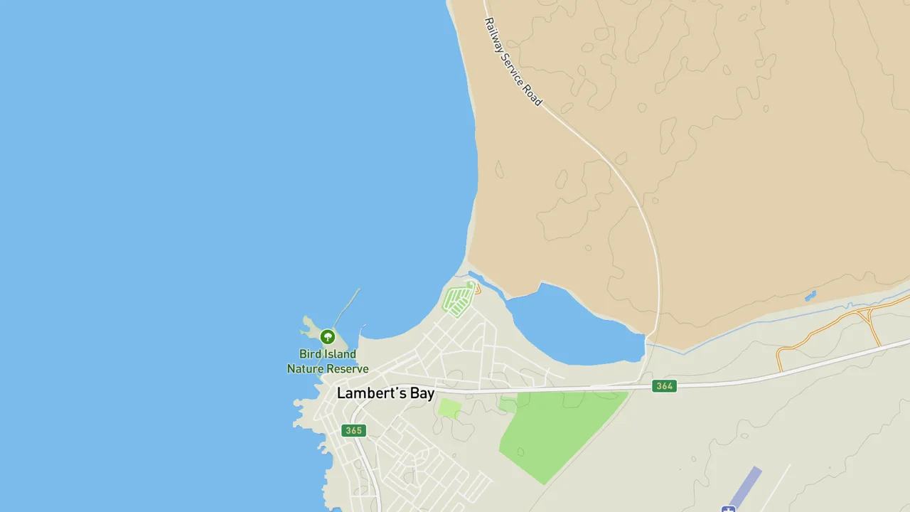 Map showing Caravan Park