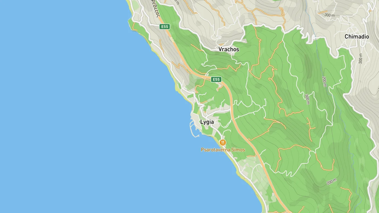 Map showing Teris Point