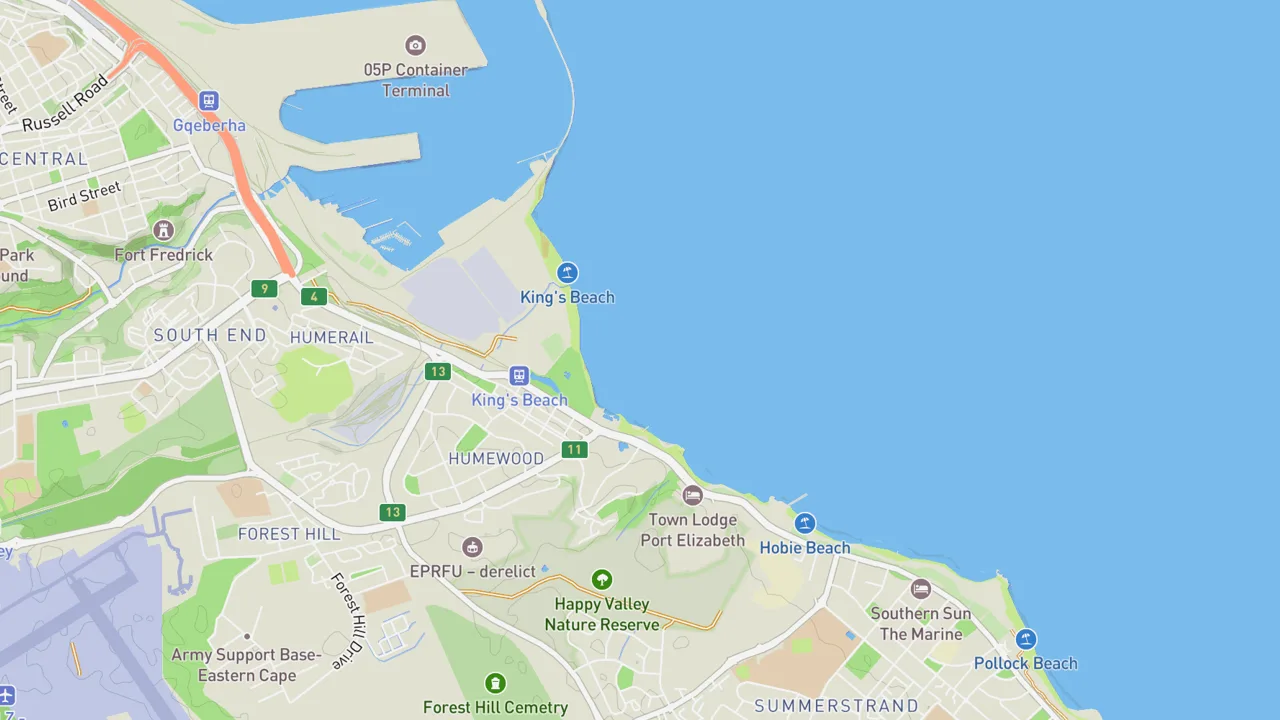 Map showing The Fence