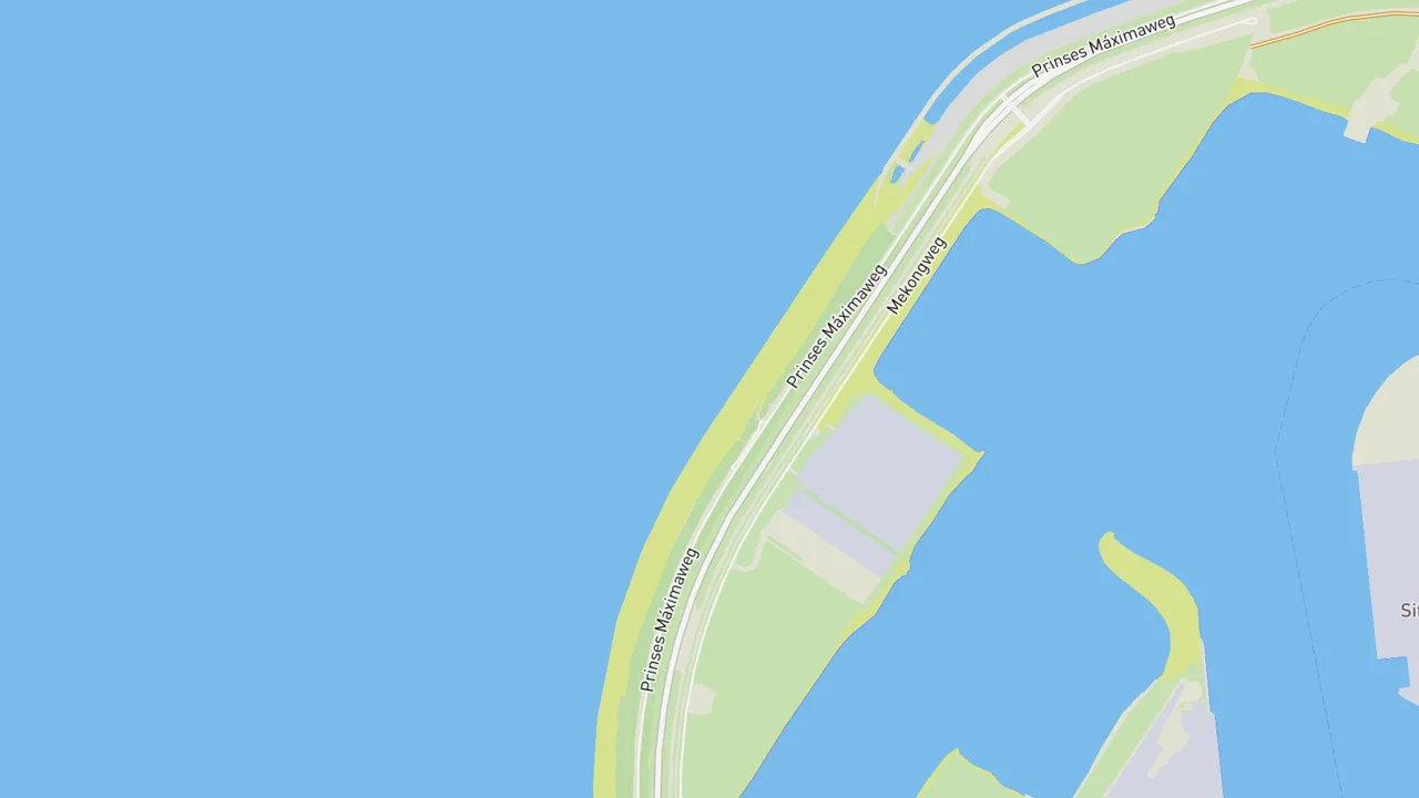Map showing Maasvlakte P6
