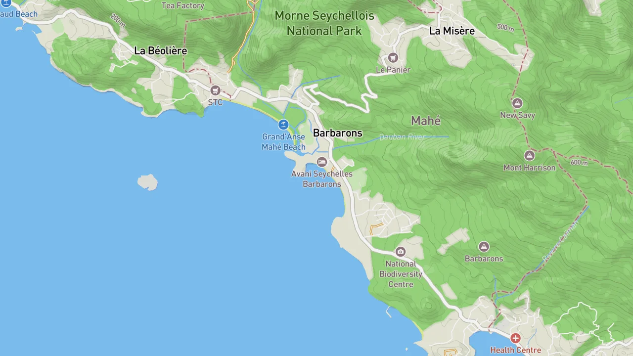 Map showing Barbarons