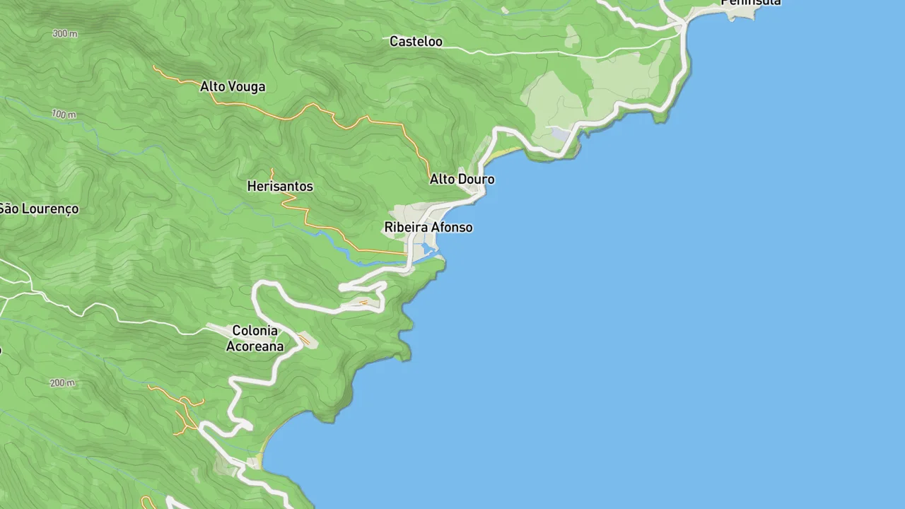 Map showing Baia Coqueiro