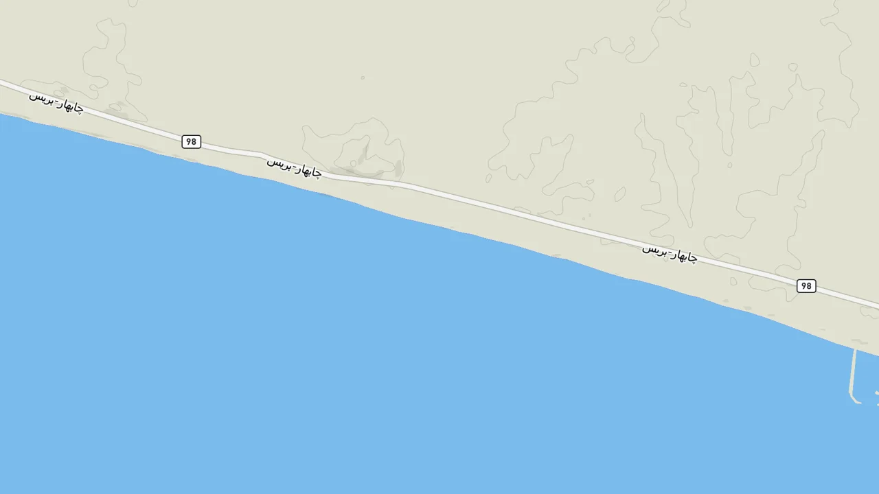 Map showing Mars