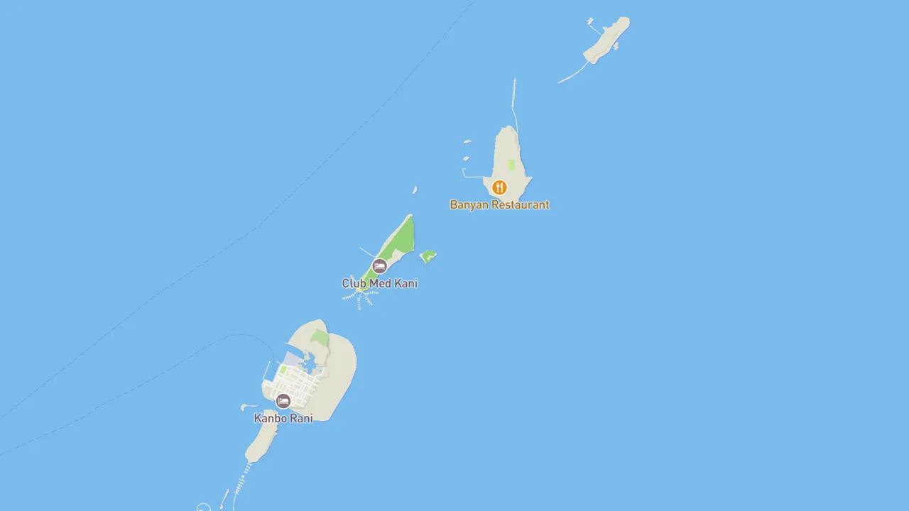 Map showing Ninja's