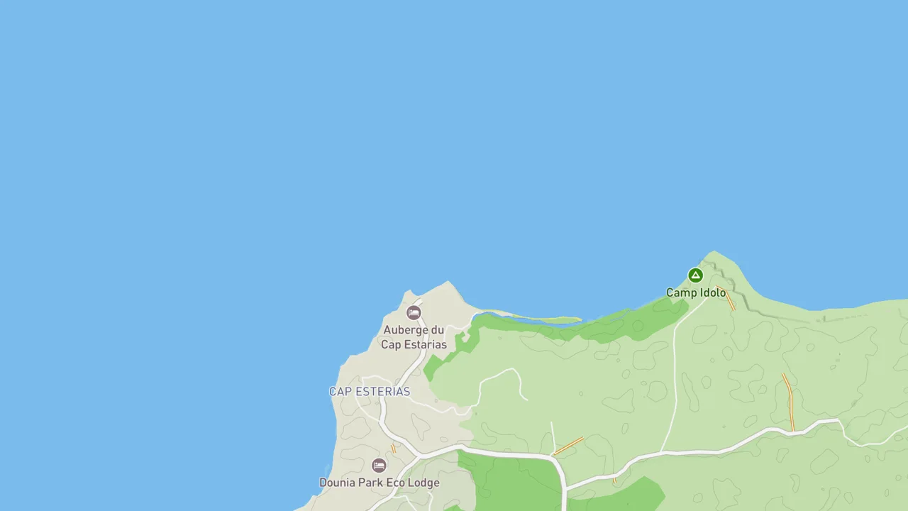 Map showing Ferme aux Crocos