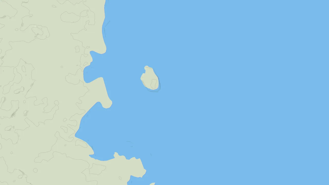 Map showing Treasure Island