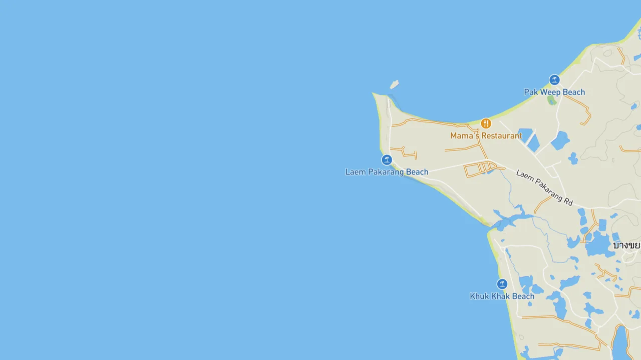 Kaart met Cape Pakarang